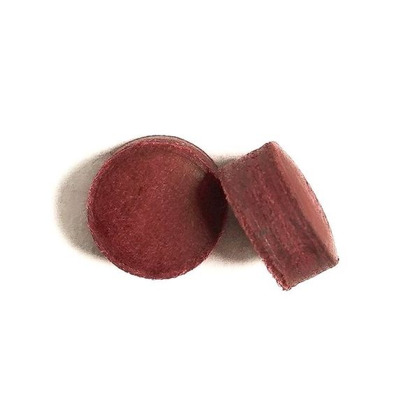 New Super Pro Red Water Buffalo Laminated Pool Cue Tips - Medium Hard Tip - 25X
