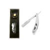 Stainless Steel Professional & Personal use Cut Throat Shaving Razor kit for Men Single use Straight Blade Edge Premium Quality Barber Razor for Beard & Hair Cut Shaving Razor