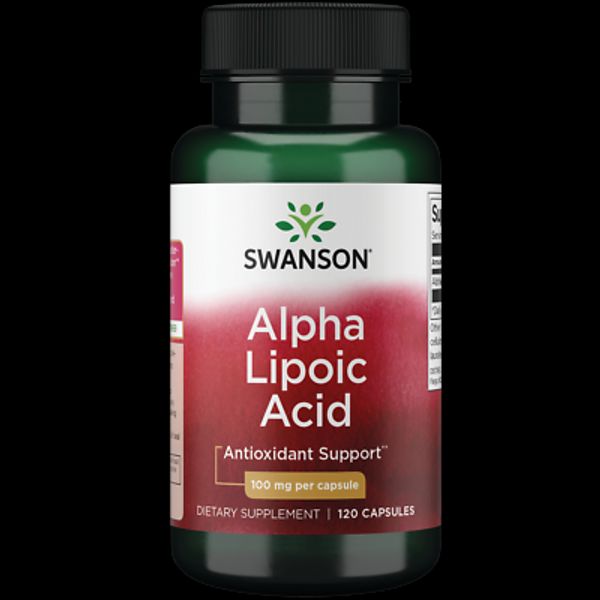 Swanson Alpha Lipoic Acid 100 mg 120 Capsules