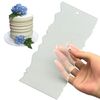 CakeSafe CLEAR ACRLYIC Cake Decorating Icing Scraper, Buttercream Tool (Elizabeth)