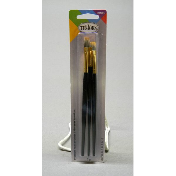 RUST-OLEUM Brush Flat PREM Gray Set of 3 281205