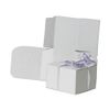 JAM Paper Open Lid Gift Boxes - 3 x 3 x 2 - White - Sold individually