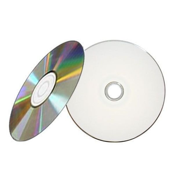 5 x Traxdata Blank Discs CD CD-R 52x Diamond Silver / White Printable in Sleeves