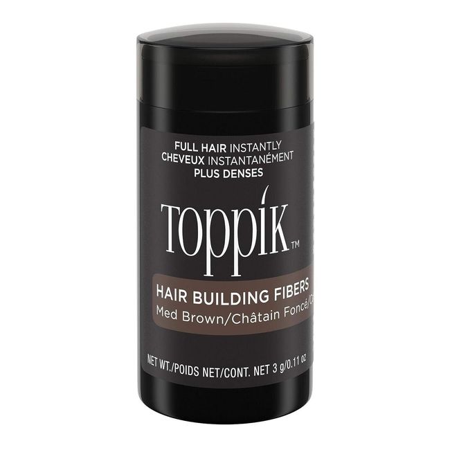 Toppik Hair Building Fibers, Medium Blonde, 3g (.11 OZ.)