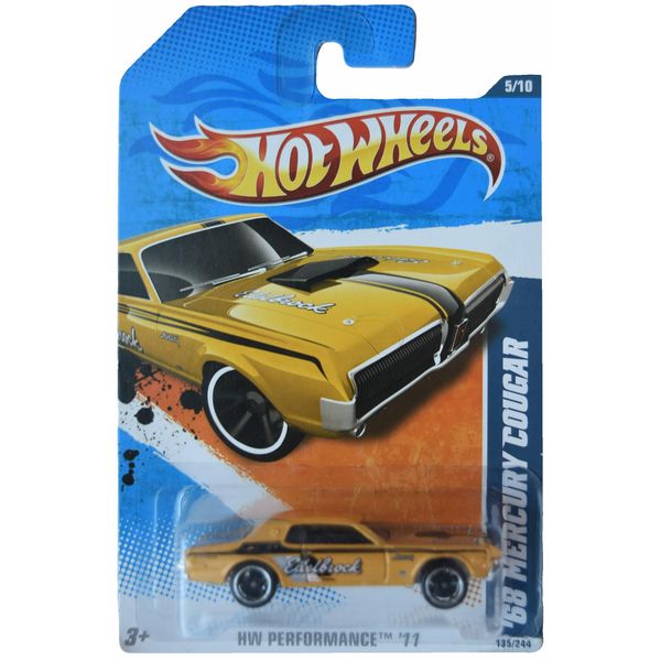 Hot Wheels '68 Mercury Cougar, HW Performance '11 5/10