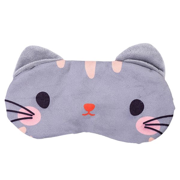 Cute Sleep Masque,Cartoon Animal Night Sleep Eye Masque | Soft Cooling Ice Masque with Adjustable Strap for Girls, Women