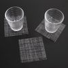 Chilwich Mini Basketweave Coaster Set of 6 (Cool Gray)