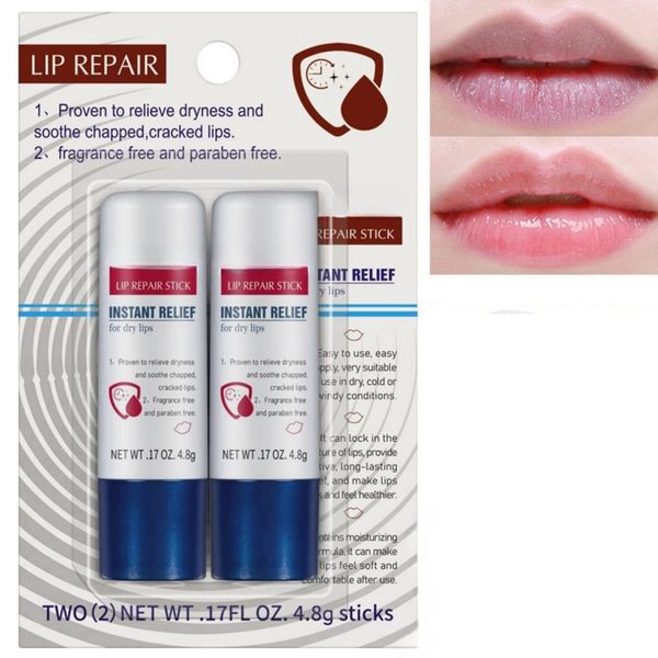 2PCS Lip Balm Stick,Lip Lightening for Dark Lips,Lip Repair Cream for Dry Cracked Lips,Lip Balm Stick Set for Women,Moisturizing Lip Balm Multipack,Long Lasting Moisturising Lip Care Intensive