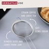 Fackelmann 680155 Sieve, Stainless Steel, Silver