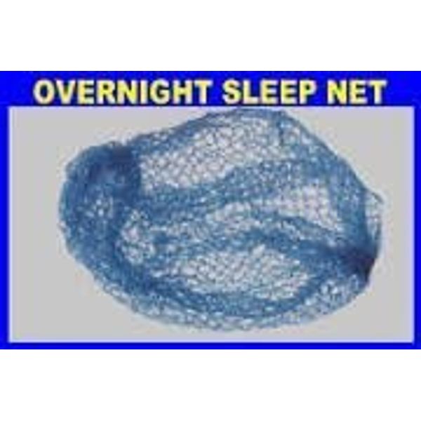 Roller Sleep In Hair Net x 2 Blue