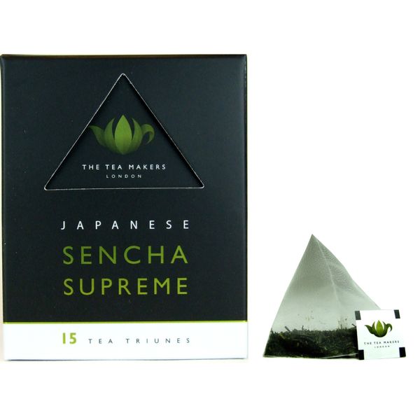 The Tea Makers of London Japanese Sencha Green Triune Teabags - 20 Tea Bags