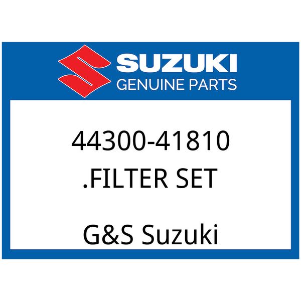 Suzuki OEM Part 44300-41810 FILTER SET