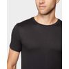 32° Degrees Mens 4 Pack Cool Quick Dry Active Basic Crew T-Shirt, Black, Medium