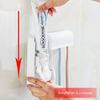 TOWOMO Olet Automatic Toothpaste Dispenser, Toothpaste Squeezing and Tooth Brush Holder Set(5 Brushs Set). White