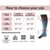 Open Toe Compression Socks 3 Pairs 20-25mmHg Toeless Graduated Compression Socks Sleeve