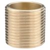 3/4" Brass Running Nipple - Pack of 2