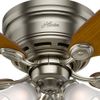 42" Antique Pewter 5 Blade Ceiling Fan Dimmable Transitional 3 LED Light Lamp