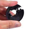 12 Pack Plastic Radiator Pipe Covers Pipe Collars for 15 mm Diameter Pipe (Black)