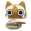 Great Eastern Entertainment Monster Hunter- Airou Warm Hand Pillow
