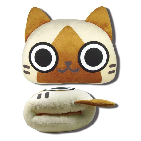 Great Eastern Entertainment Monster Hunter- Airou Warm Hand Pillow