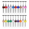 sourcing map Micro PCB Drill Bit Set, 1/8" Shank 0.1mm-2mm Solid Tungsten Carbide CNC Engraving Print Circuit Board Drill Bits Rotary Tool 20pcs