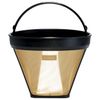 Cilio 4017166116007 Coffee Filter Size 4 Gold, one