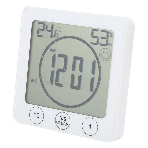 Digital Clock, Tabletop, Easy Installation, Waterproof, Bath Clock, Bathroom Clock, Easy Operation, Heatstroke Prevention, Kitchen