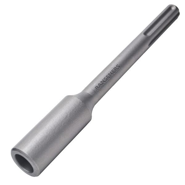 RANSENERS SDS-Max Ground Rod Driver 250 * Ø20mm (10*Ø0.79inch), for use with Rotary Hammer Made of Hardened Steel