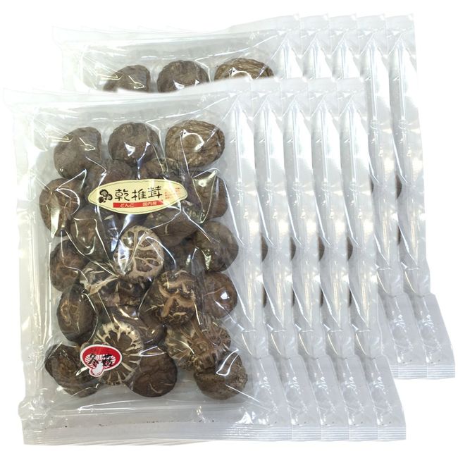 Dried Shiitake Mushrooms, Domestically Produced Donko, 5.3 oz (150 g) x 10 Bags Set, Sugamo Ochaya, Sannenen