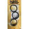 Auto Meter 2234 Black Mounting Solution Angle Ring 2 1/16 Gauge 3 pack Universal