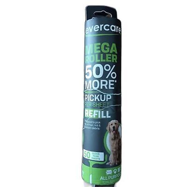 Evercare Pet, Mega Lint Roller Refill, 50 Sheet Roll