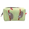 LParkin Waterproof Sloth Pencil Case, Large Sloth Pouch Bag Gift (Green)