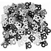 Unique Party 55222 - Glitz Black Foil 18th Birthday Confetti