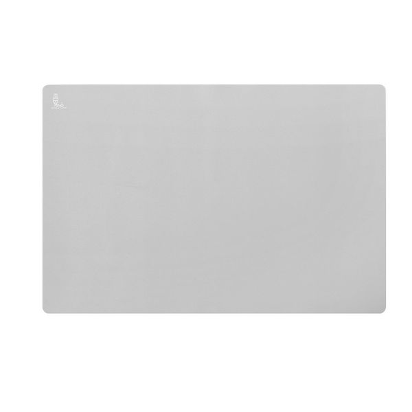 SUPER KITCHEN 2 mm Thick Silicone Baking Mat, Large Induction Hob Protective Mat, Craft Mat, Painting Mat, Silicone Mat, Non-Stick Fondant Dough Mat, Table Mat, Resin Mat (60 x 40 cm, Grey)