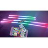 JHB APP Remote CHASING Flow LED Strips Lights 2PCS 4FT+2PCS 6.5FT Underglow KIT