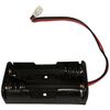 4 Pack AA Battery Holder with JST Connector (Holds 2 AA Batteries), Measures ...