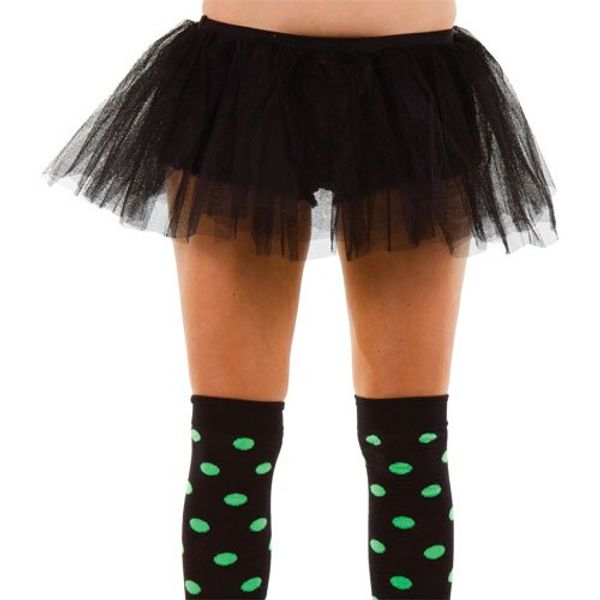 4 Layer Clubbing Neon Flourescent Green Tutu Sequins