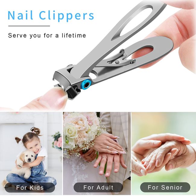 Nail Clippers for Thick Nails,Fingernail Toenail Clippers,Nail Clipper Set  for Adult Men Women in 2023