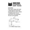 Monstrum Hypergrip Red Dot Riser Mount with QD Quick Release | Compatible with RMR Footprint | 2.26" Center Height