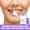 2PC Purple Toothpaste, Purple Teeth Whitening Teeth Toothpaste Teeth Whitening Toothpaste Tooth Correction Whitening Toothpaste Conceals Stains Improves Teeth Brightness Reduce Yellowing