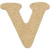 Creativ 10-Piece 4 cm Letter MDF V