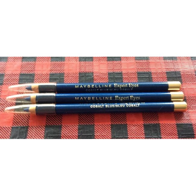 Lot Of 3 Maybelline Expert Eyes Eyeliner Cobalt Blue