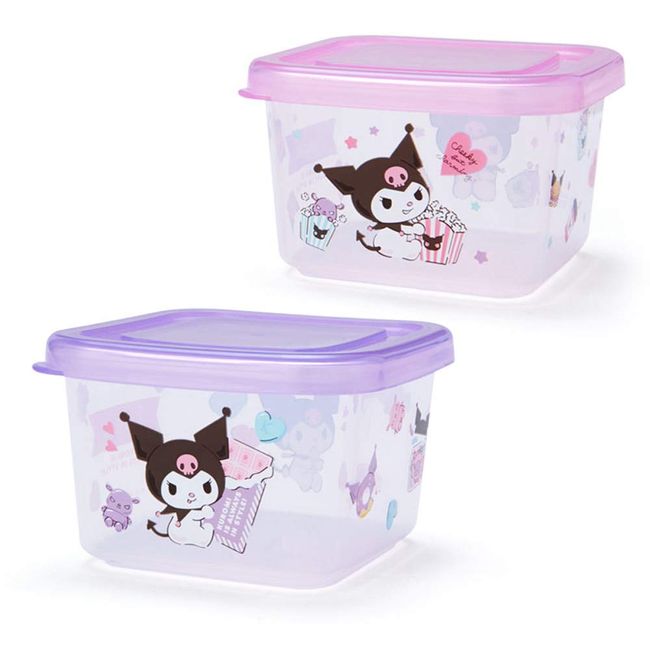 Sanrio 747742 Kuromi Mini Food Containers (Set of 2)