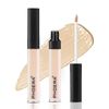 PHOERA Full Coverage Liquid Concealer 1 Count, Moisturizer HD High Definition Foundation, 24HR for Dark Circles (101#LIGHT)