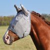 Cashel Crusader Fly Mask, Standard with Ears (Grey, Yearling)