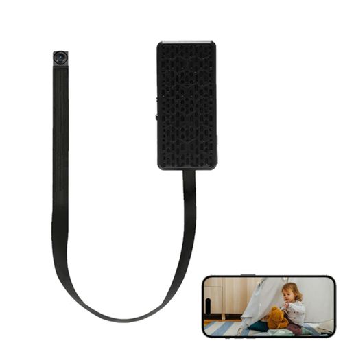 Mini Camera DIY Module, 1080P Cam WiFi Connection Support SD Card Local Storage, Surveillance Cameras for Home and Office Use with Motion Detection for Pet/Baby/Nanny Surveillance(No Audio)