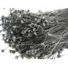 1000pcs Black Plastic Hang Tag String Snap Lock Fastener Hand use Tagging Supplies