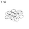 5 Set Guitar Nuts and Washers 3/8" Guitar Input Output Jack Socket Silver