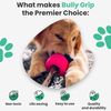 Bully Stick Holder - Size Small Interactive Dog Toy, Slow Feeder, Treat Dispenser, Chew Toy and Dog Safety Device