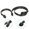 8 Pin to DUAL 8 (6+2) PCI-e GPU Cable for EVGA, Silverstone Modular Power Supply